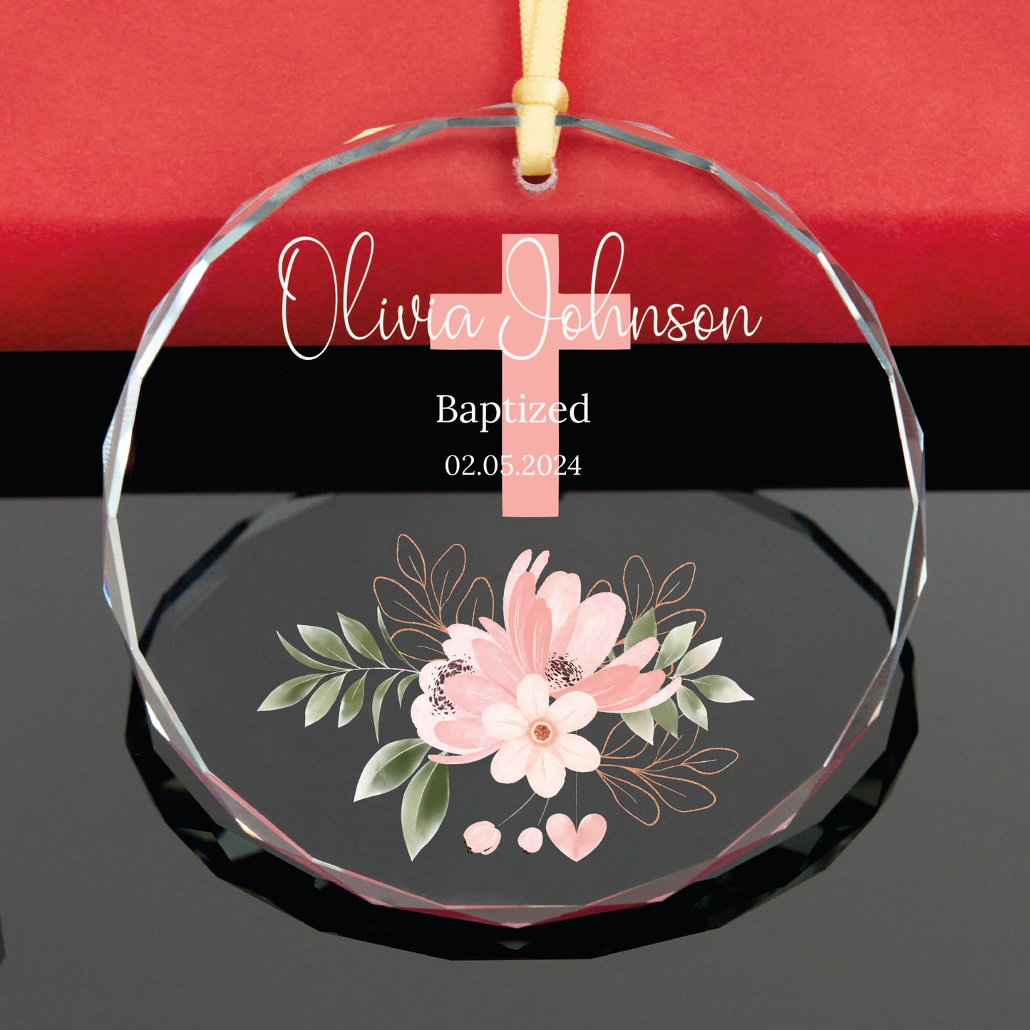 Personalized Baby Baptism Ornament