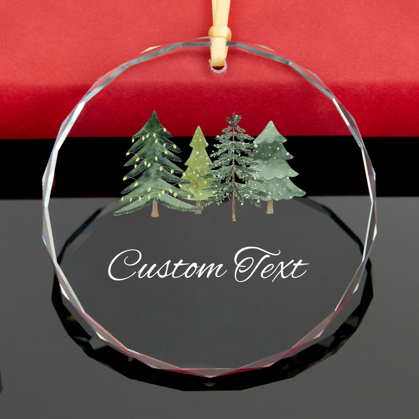 Custom Text Ornament, Bulk Christmas Ornament 2024