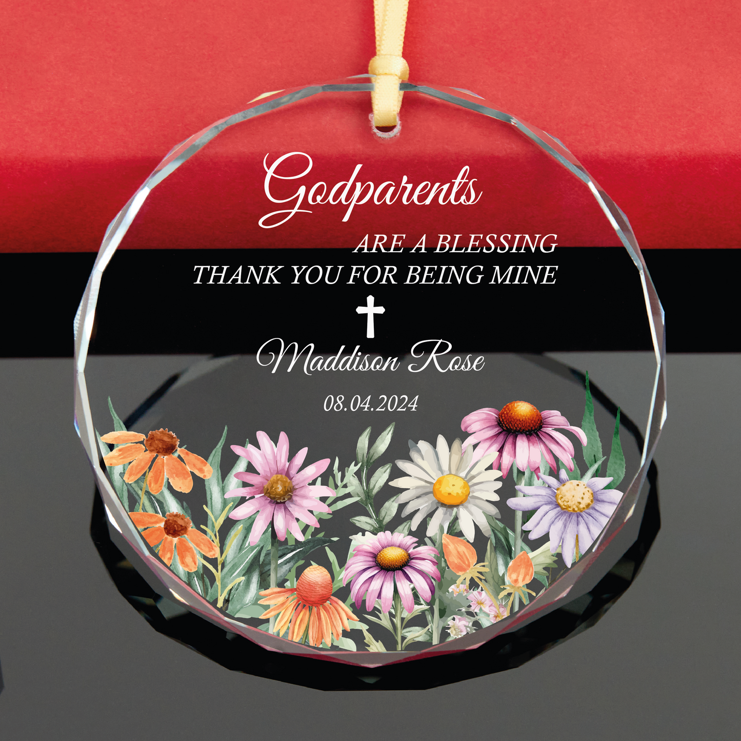 Personalized Baby Baptism Ornament