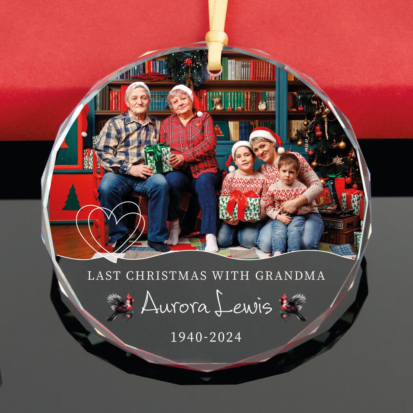 Personalized Memorial Christmas Ornament