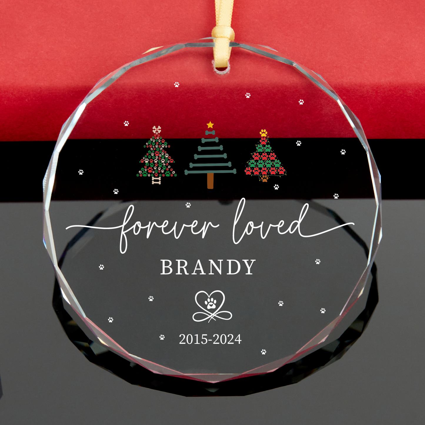 Personalized Dog Memorial Ornament