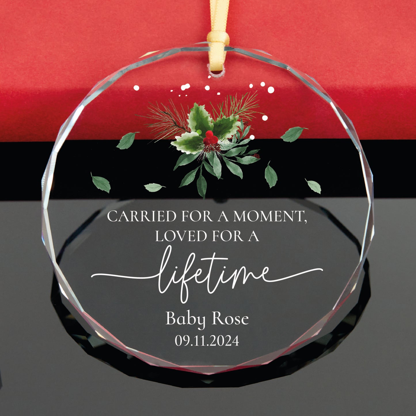 Personalized Baby Memorial Christmas Ornament