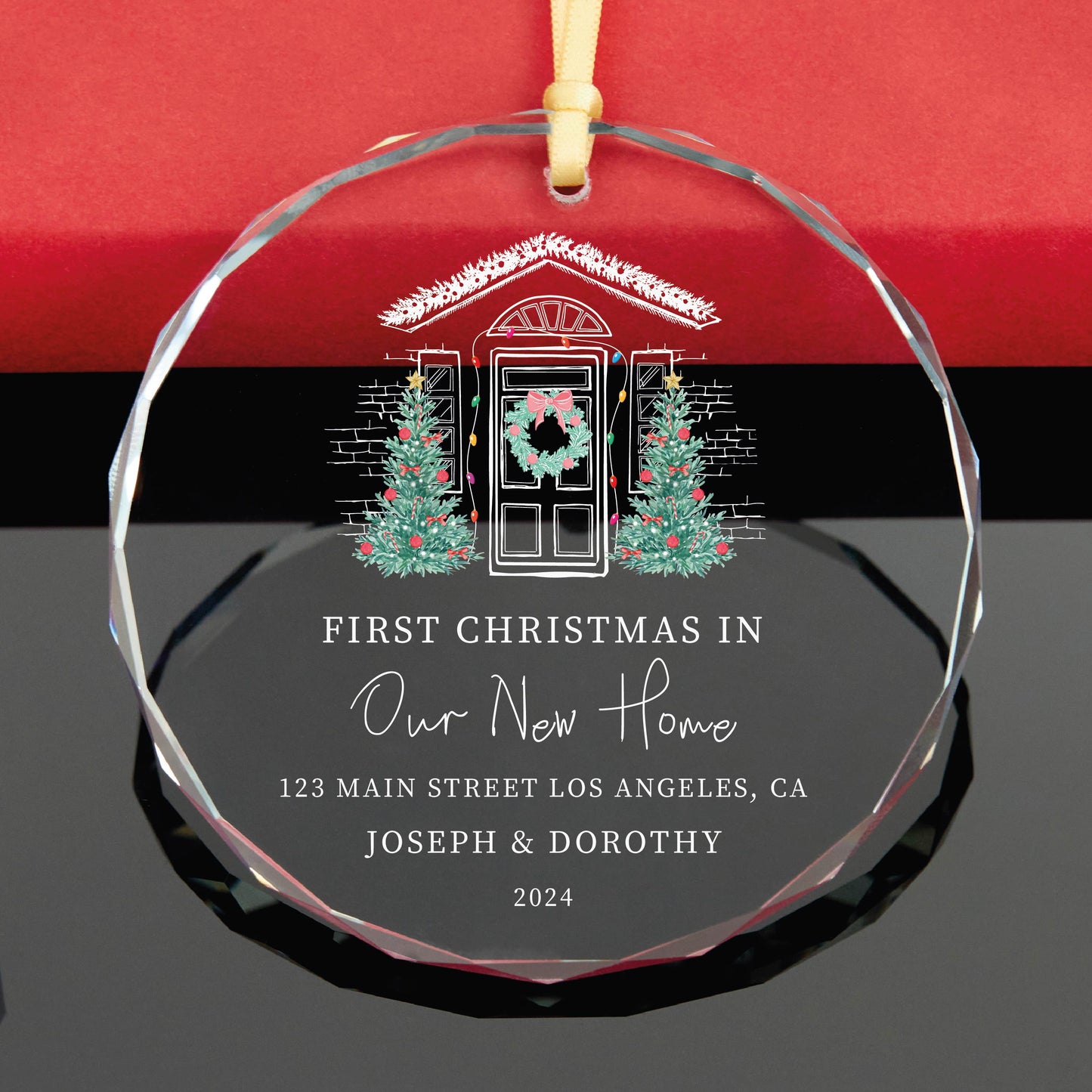 Personalized New Home Christmas Ornament