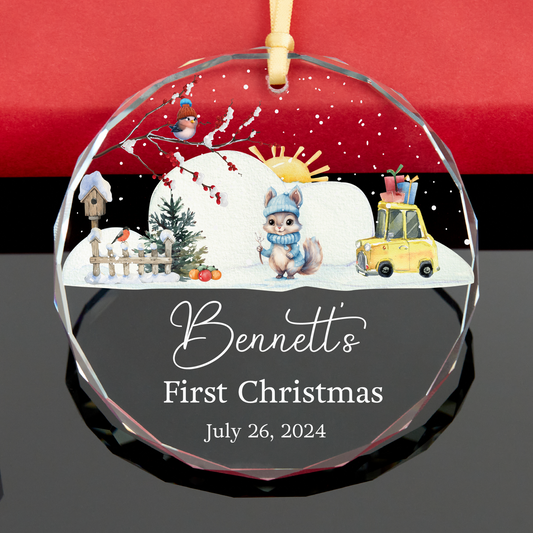 Personalized Baby's First Christmas Ornament
