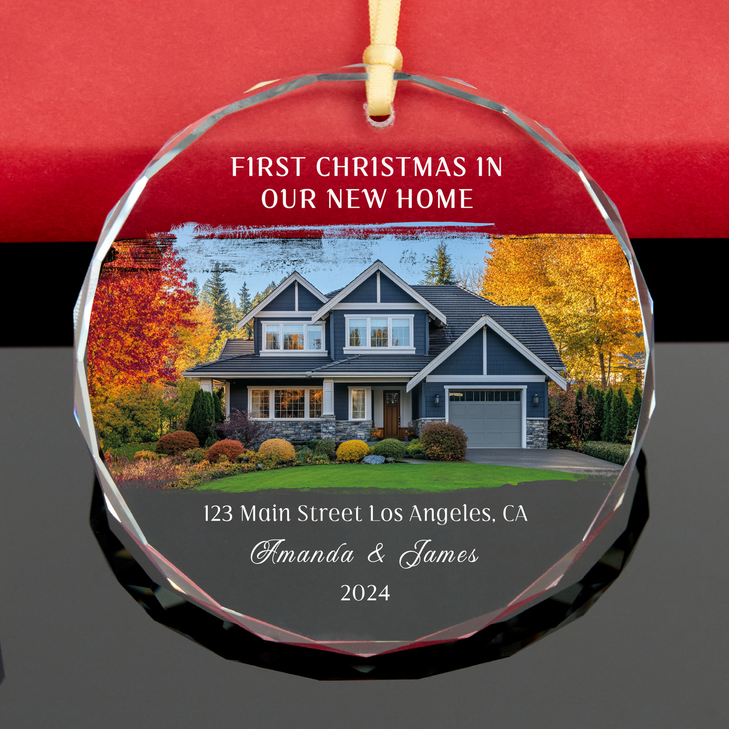 Personalized Photo New Home Christmas Ornament