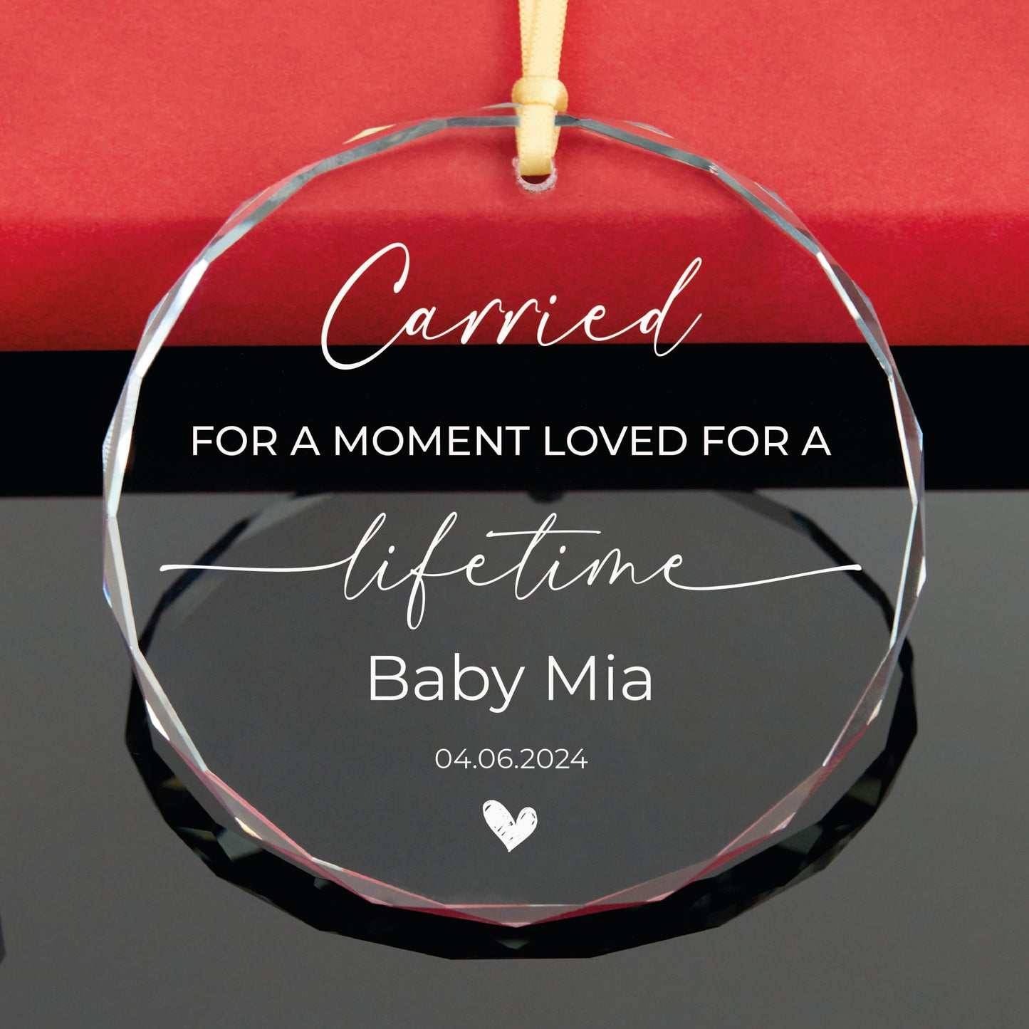 Personalized Baby Memorial Christmas Ornament