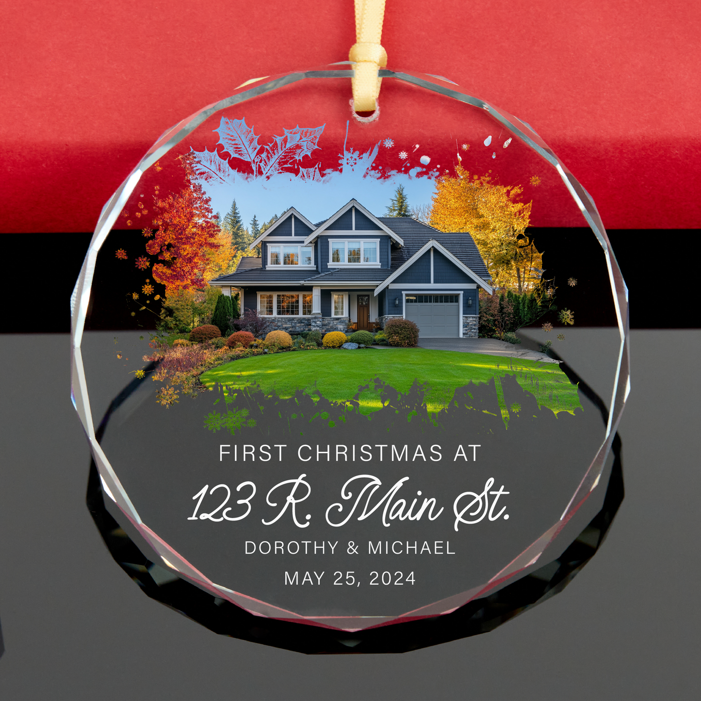 Personalized New Home Christmas Ornament