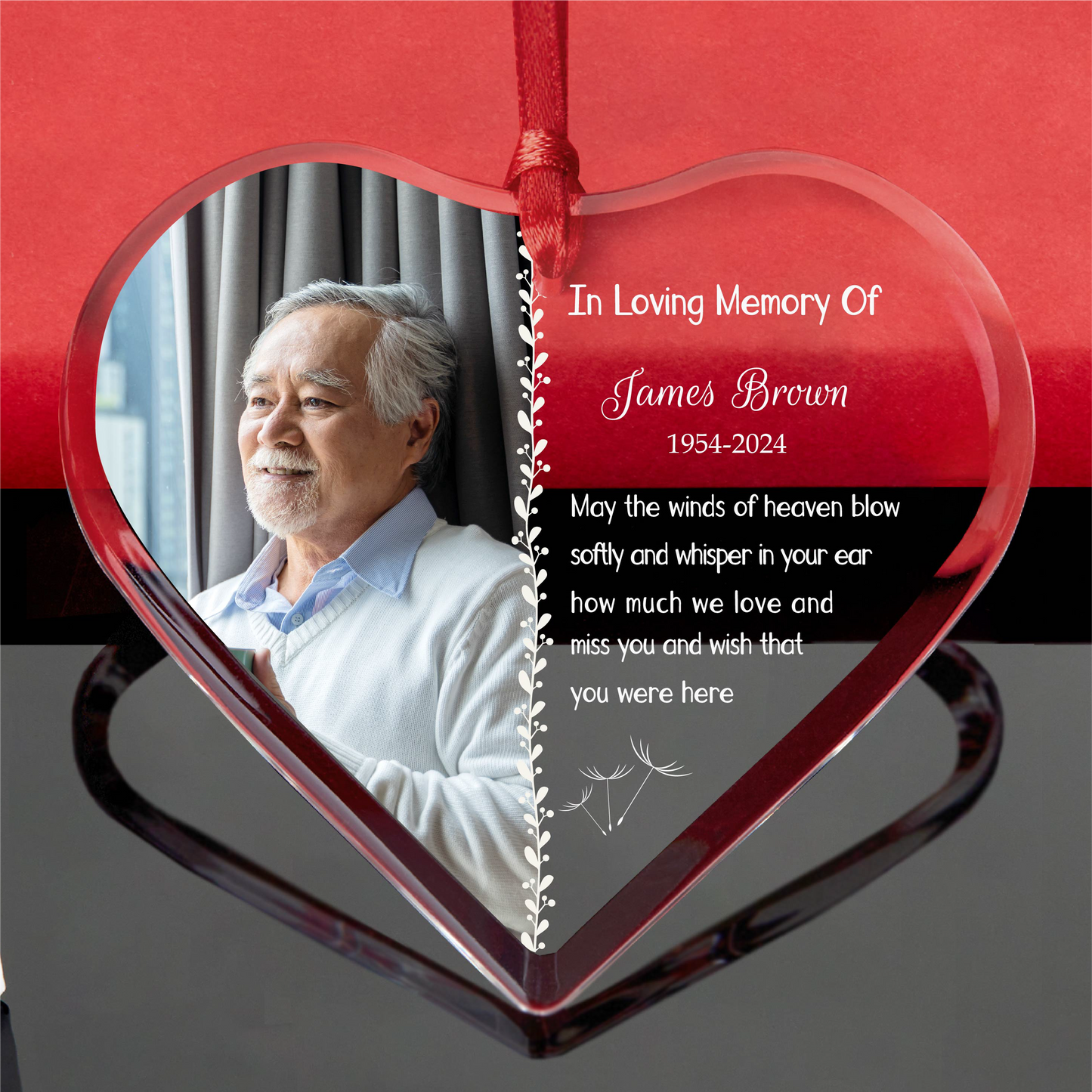 Personalized Photo Memorial Ornament