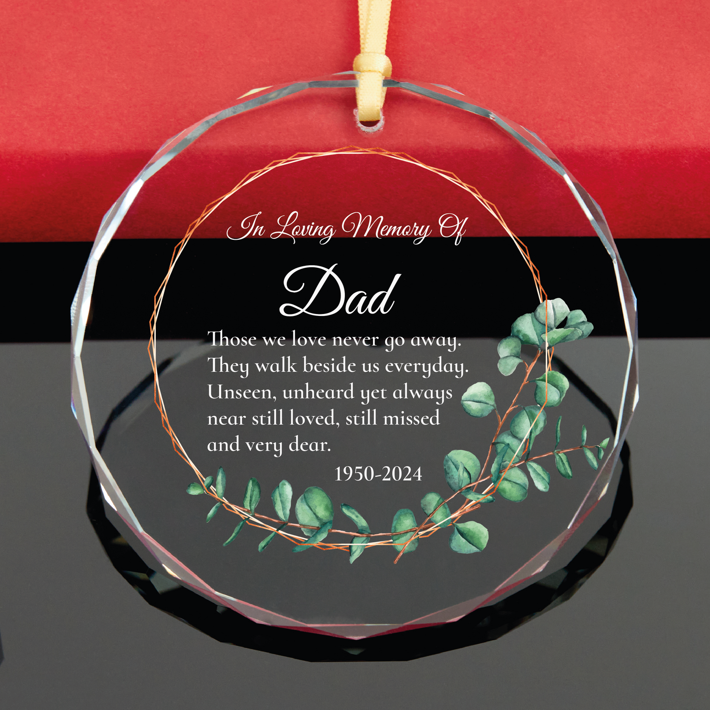 Personalized Memorial Christmas Ornament