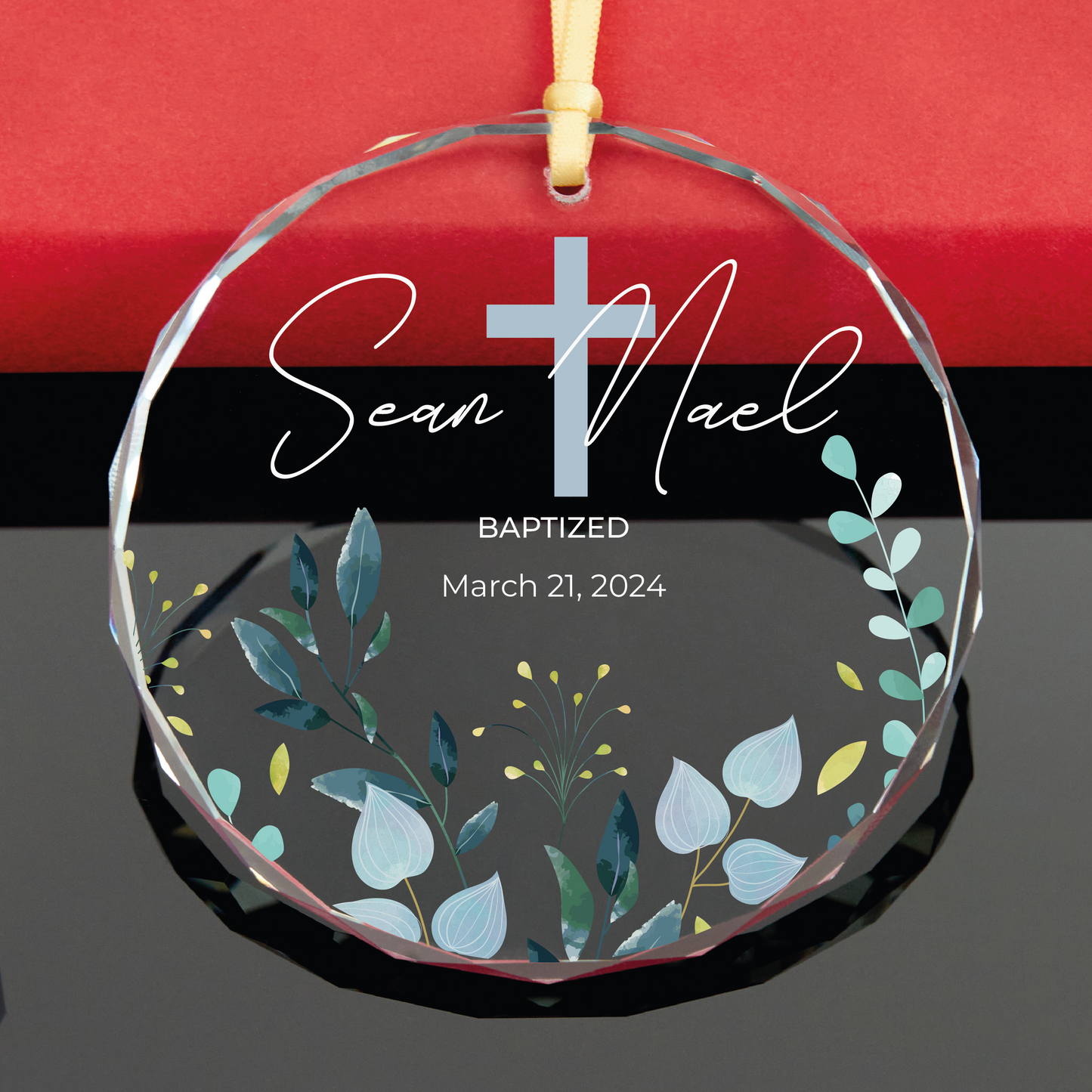 Personalized Baby Baptism Ornament