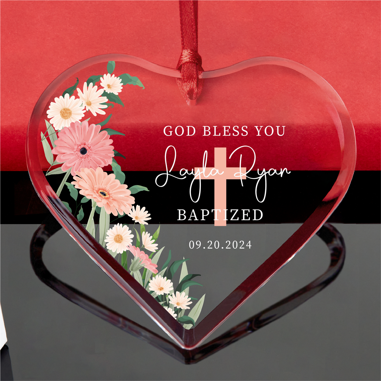 Personalized Baptism Ornament