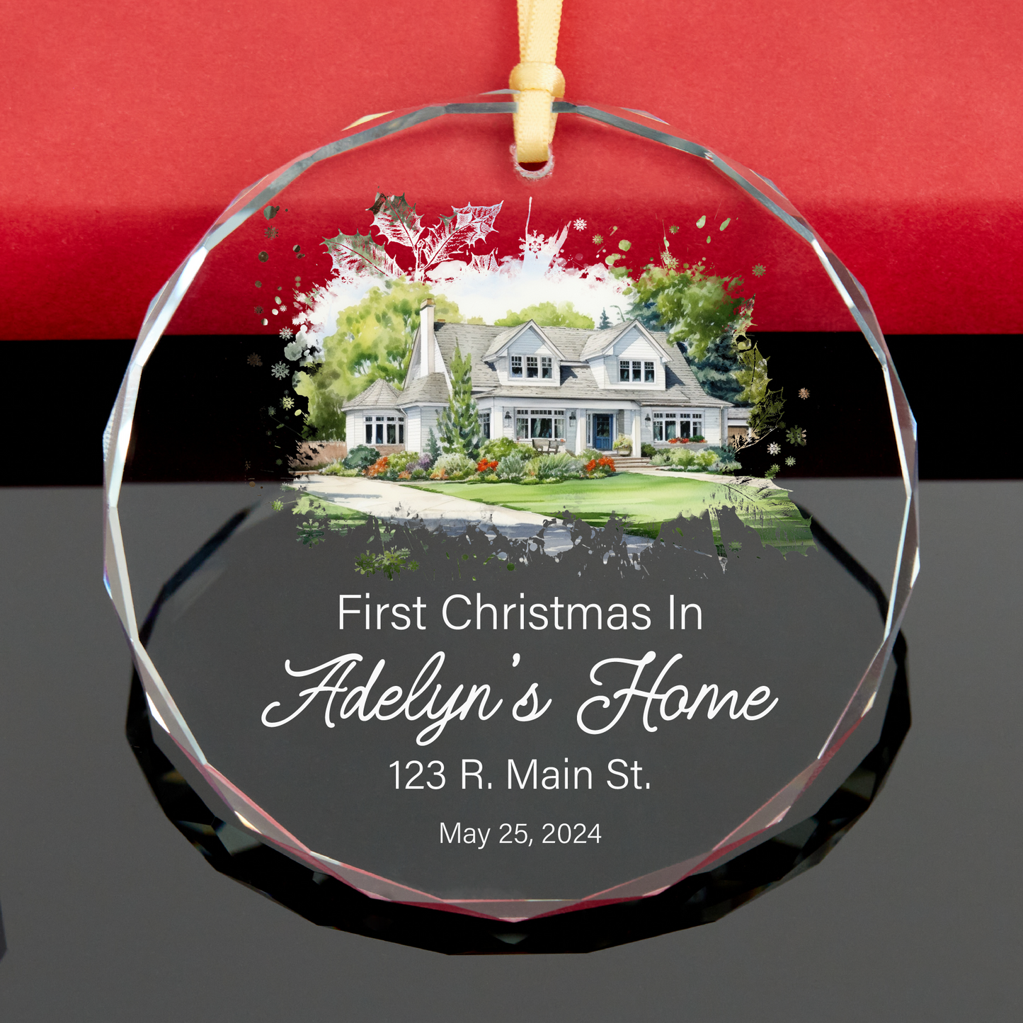 Personalized New Home Christmas Ornament