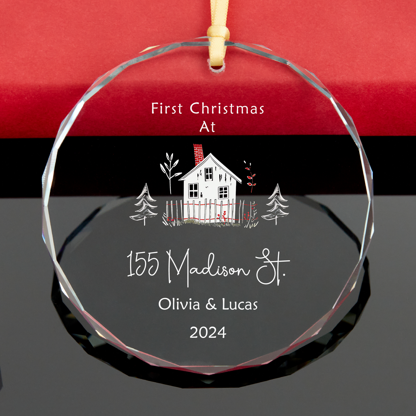 Personalized New Home Christmas Ornament