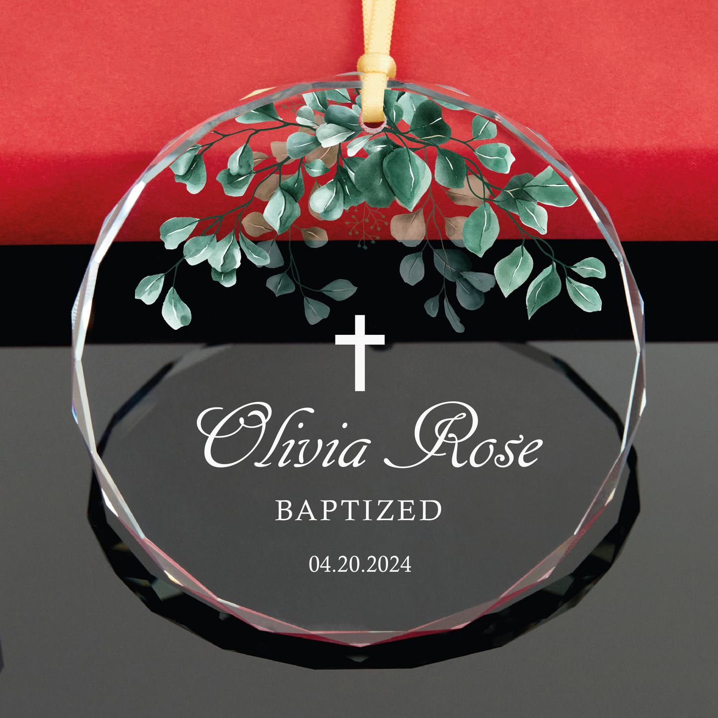 Personalized Baptism Ornament