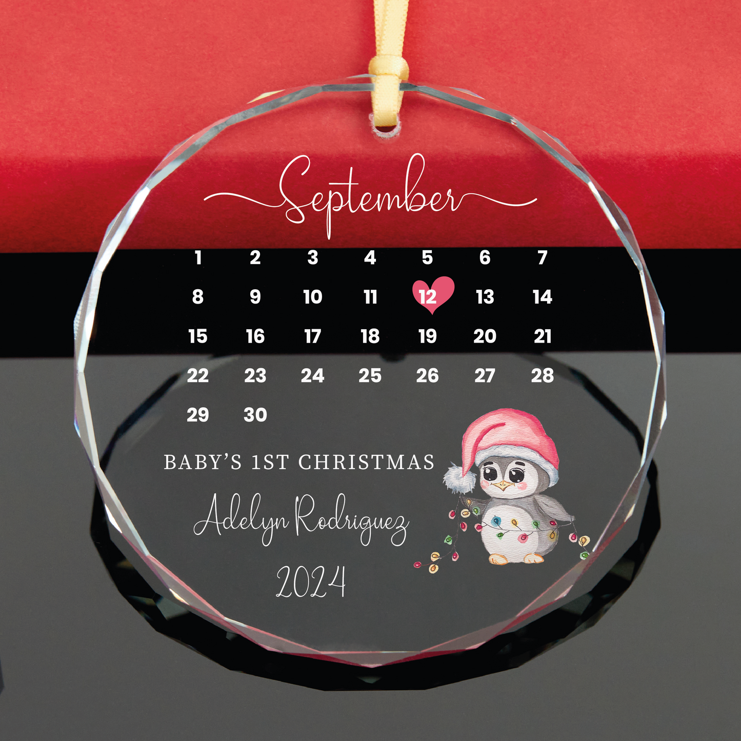 Personalized Baby's First Christmas Ornament