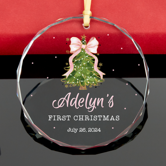 Personalized Baby's First Christmas Ornament