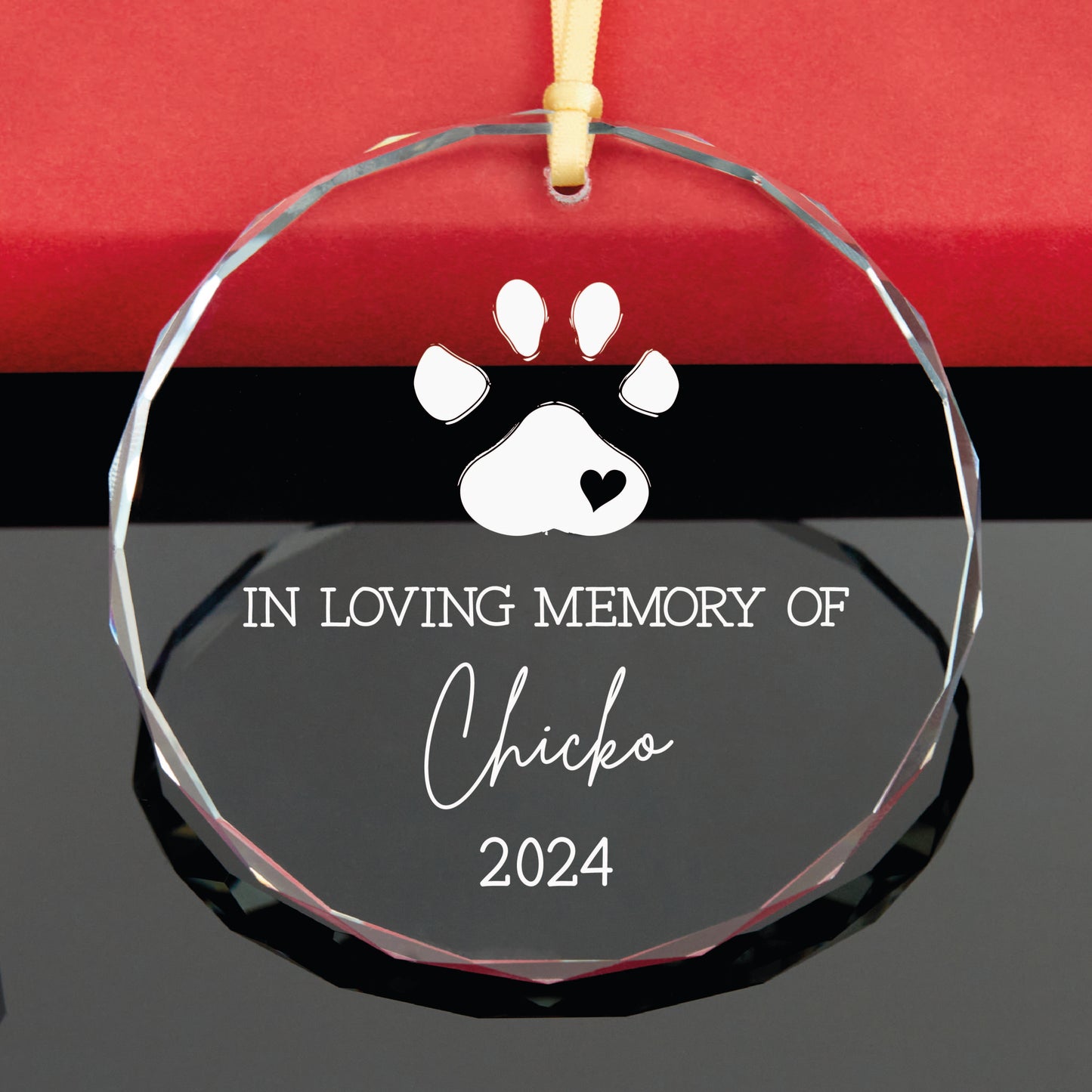 Personalized Pet Memorial Christmas Ornament