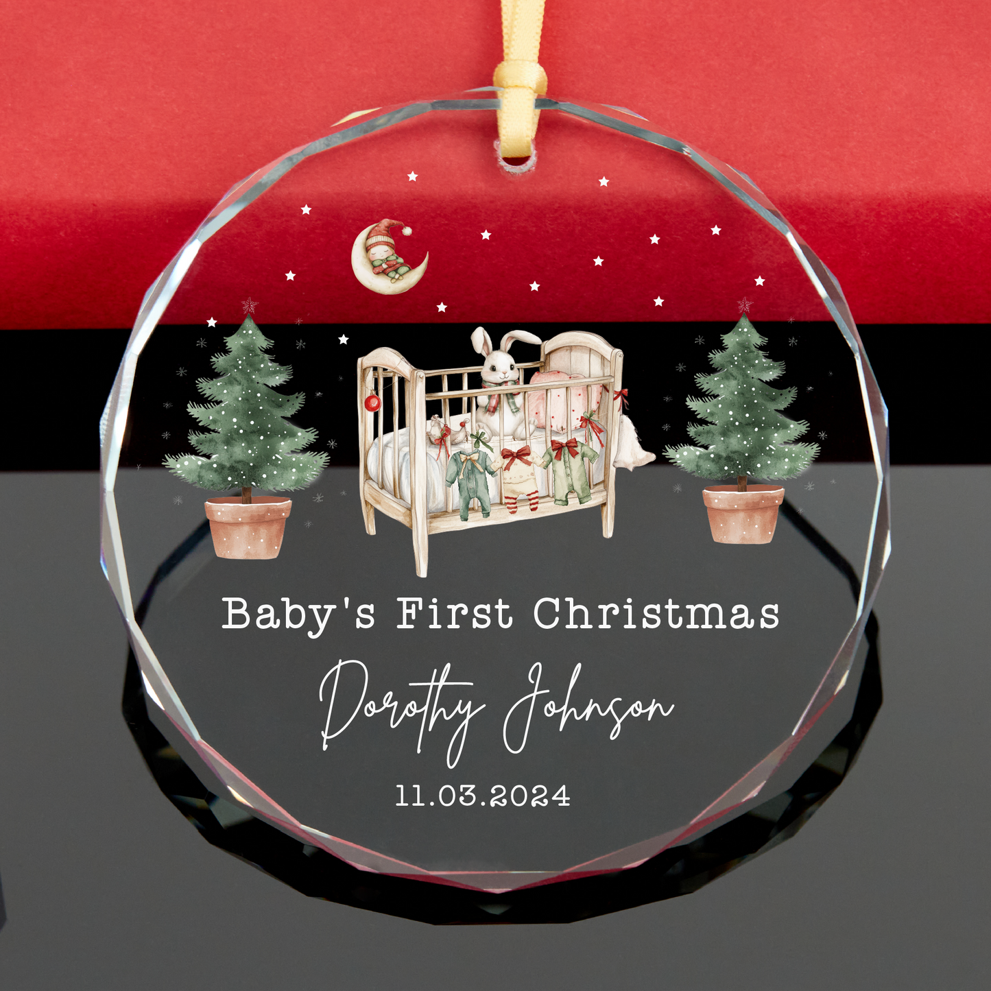 Personalized Baby First Christmas Ornament