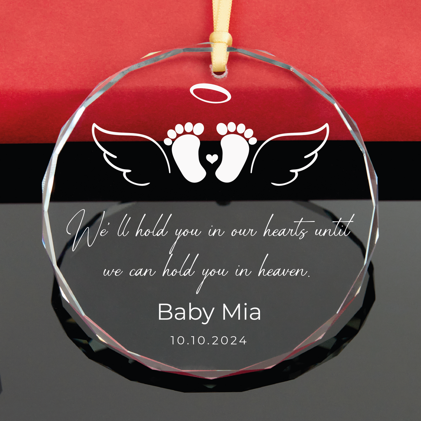 Personalized Baby Loss Christmas Ornament