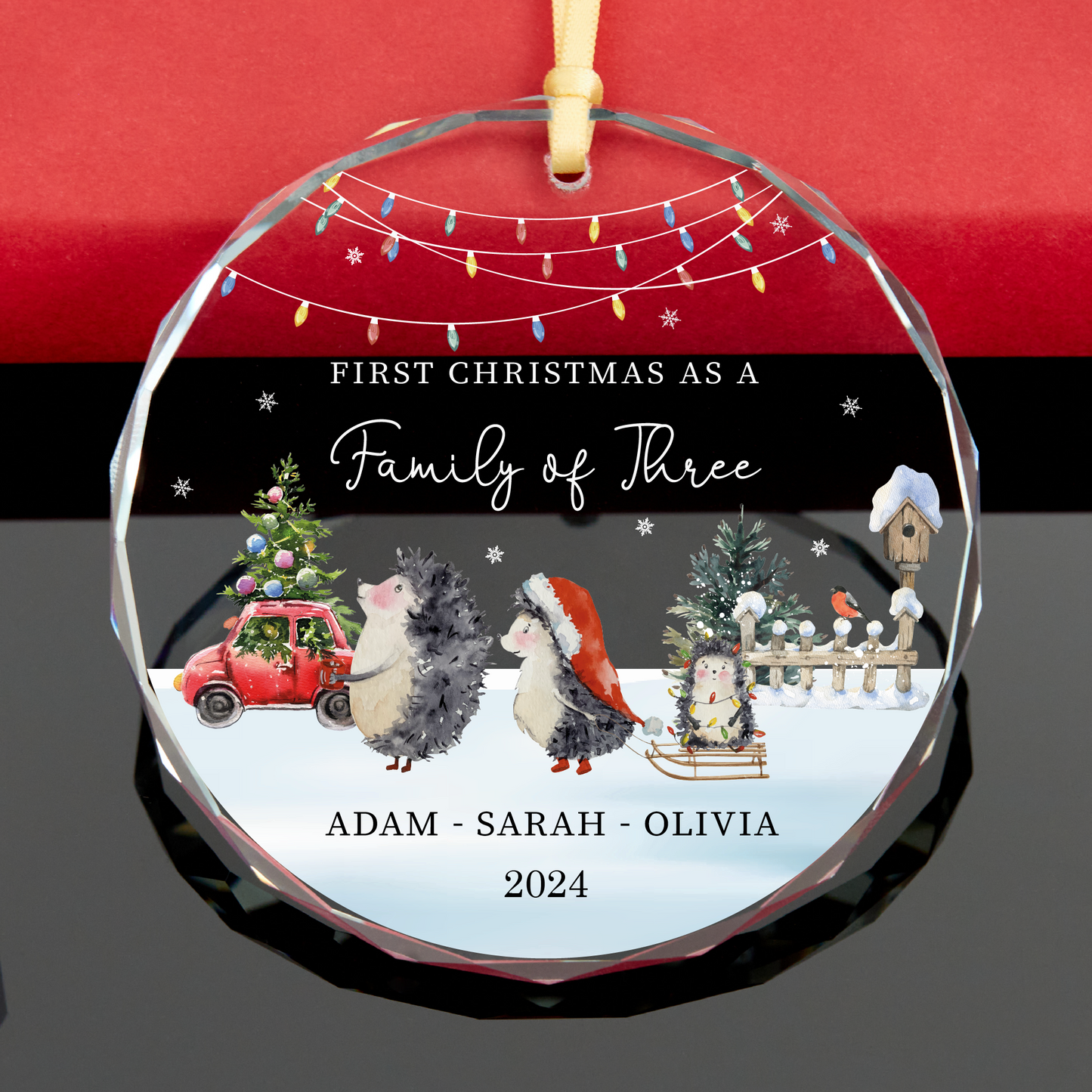 Personalized Family Christmas Ornament
