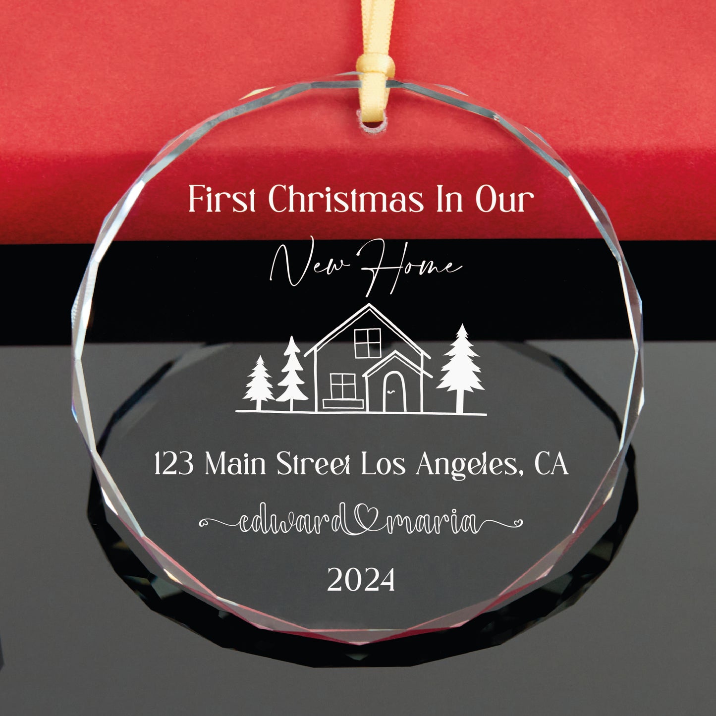 Personalized New Home Christmas Ornament
