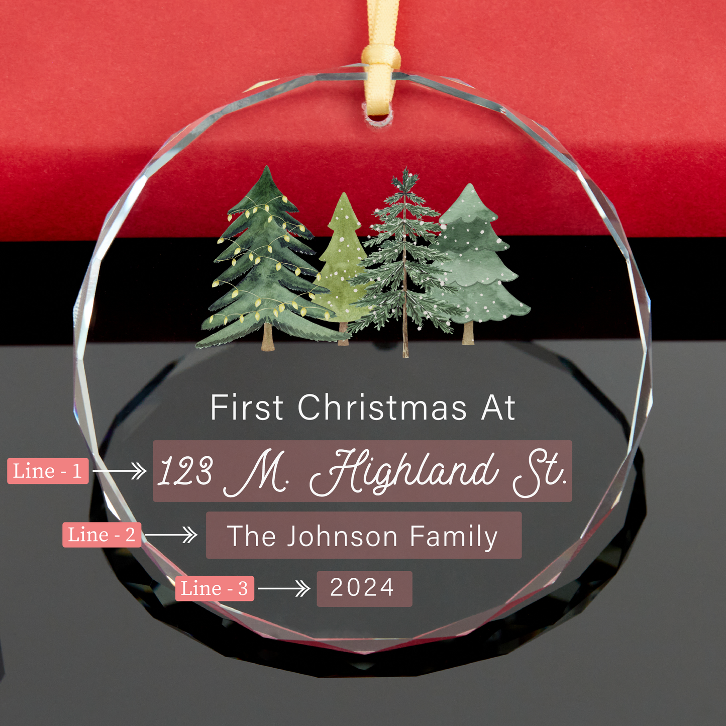 Personalized New Home Christmas Ornament