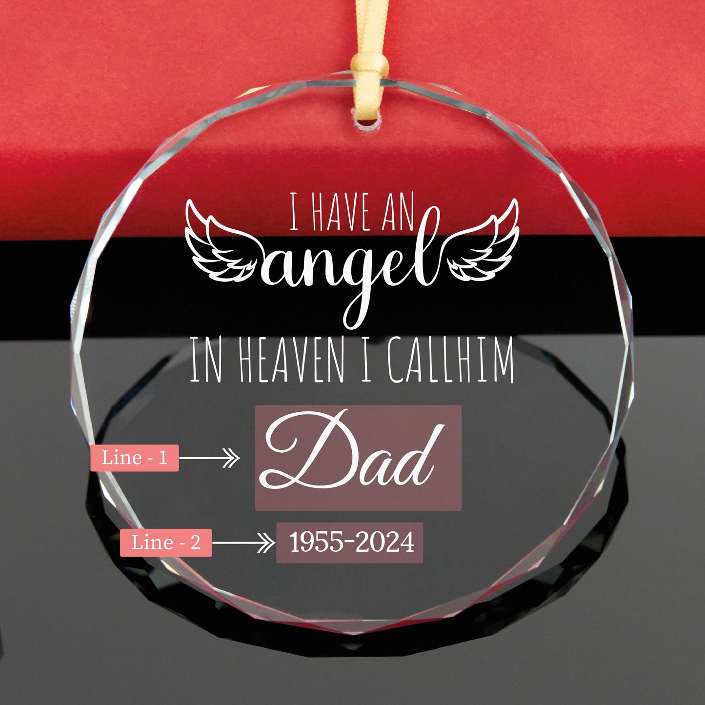 Personalized Memorial Christmas Ornament