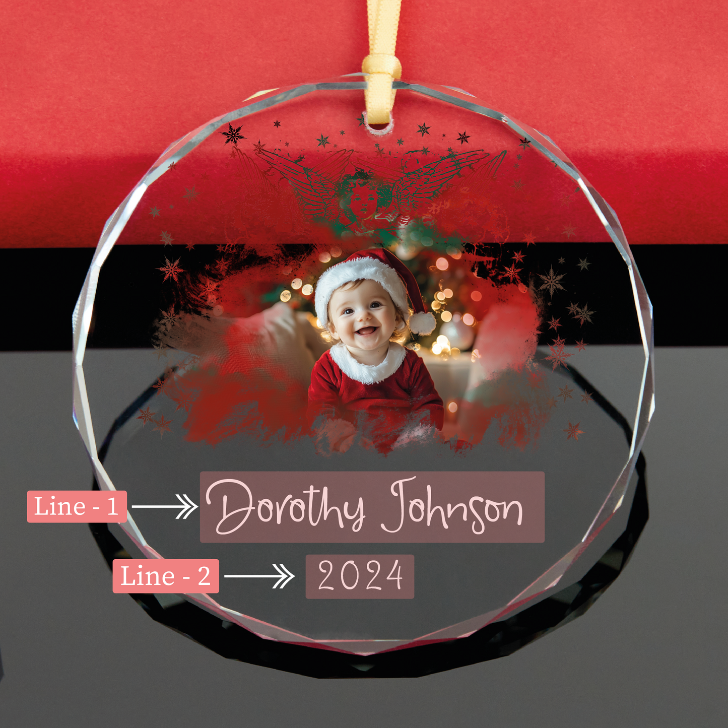 Personalized Baby First Christmas Ornament