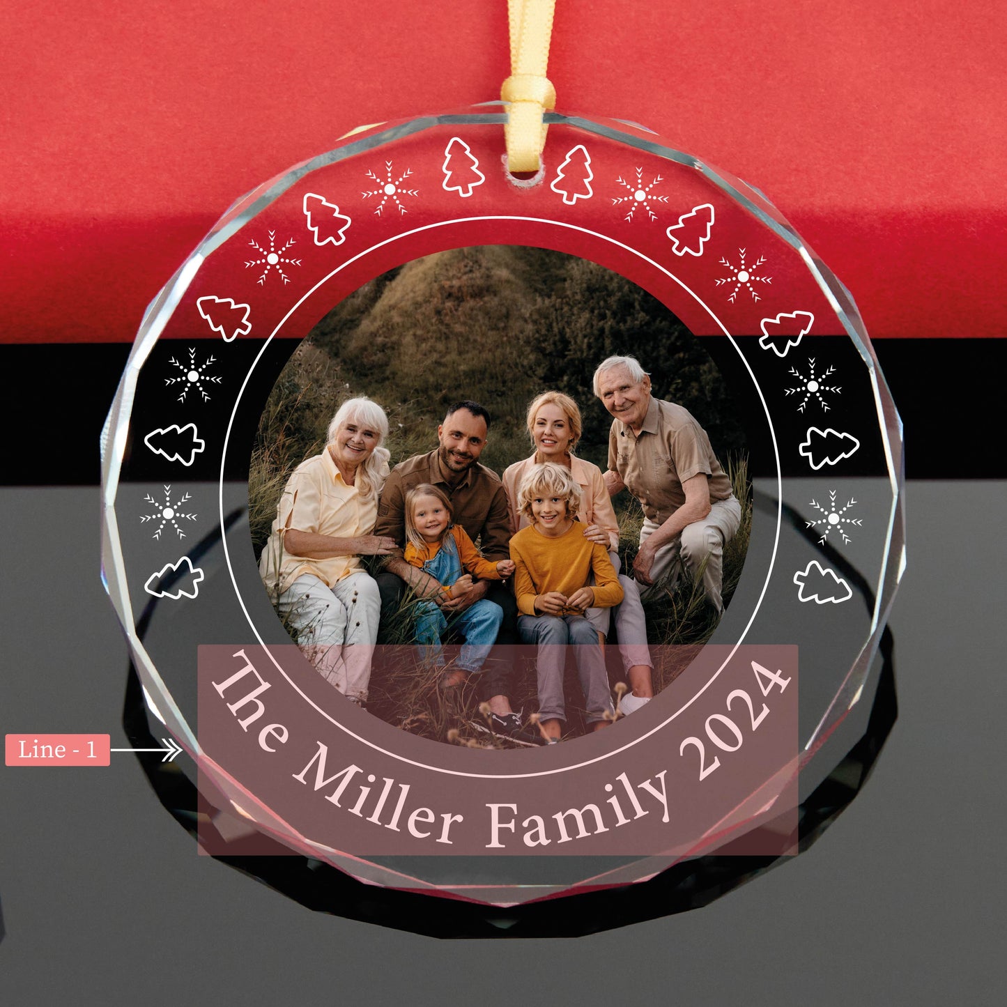 Personalized Our First Christmas Married Ornament