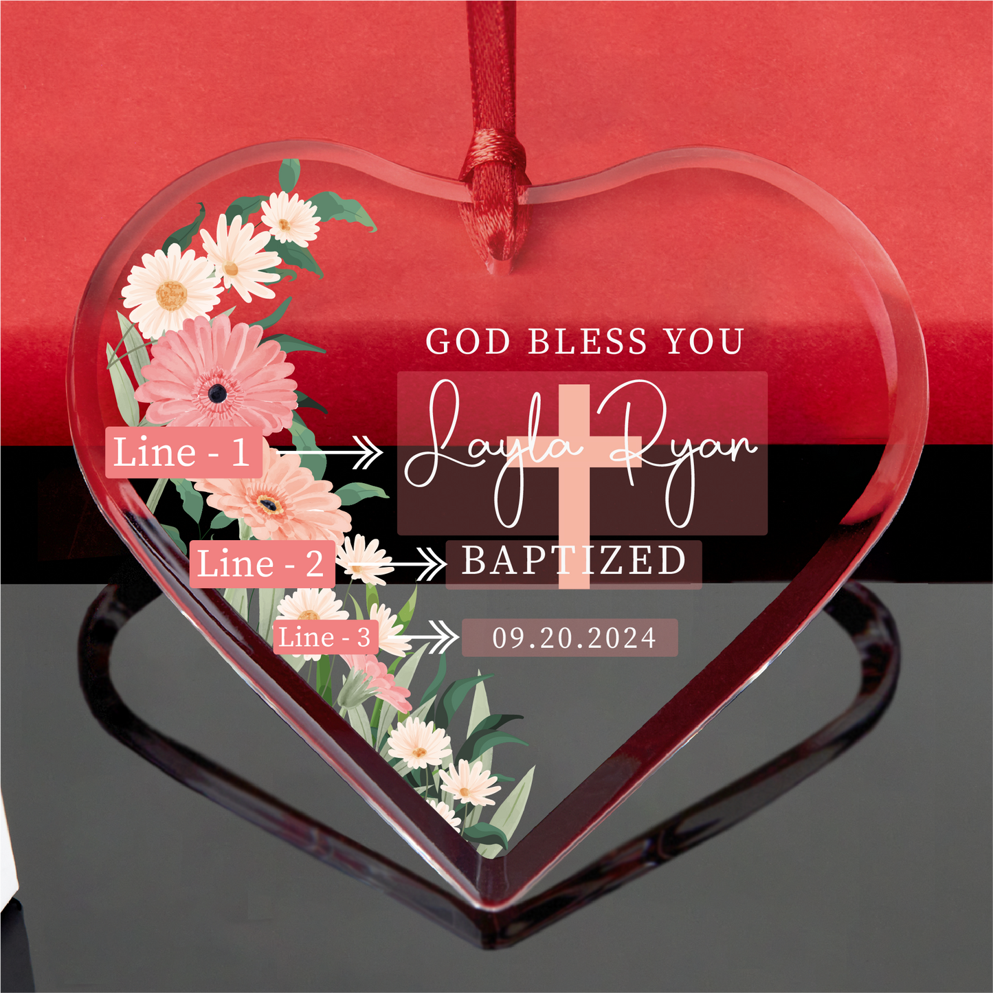 Personalized Baptism Ornament
