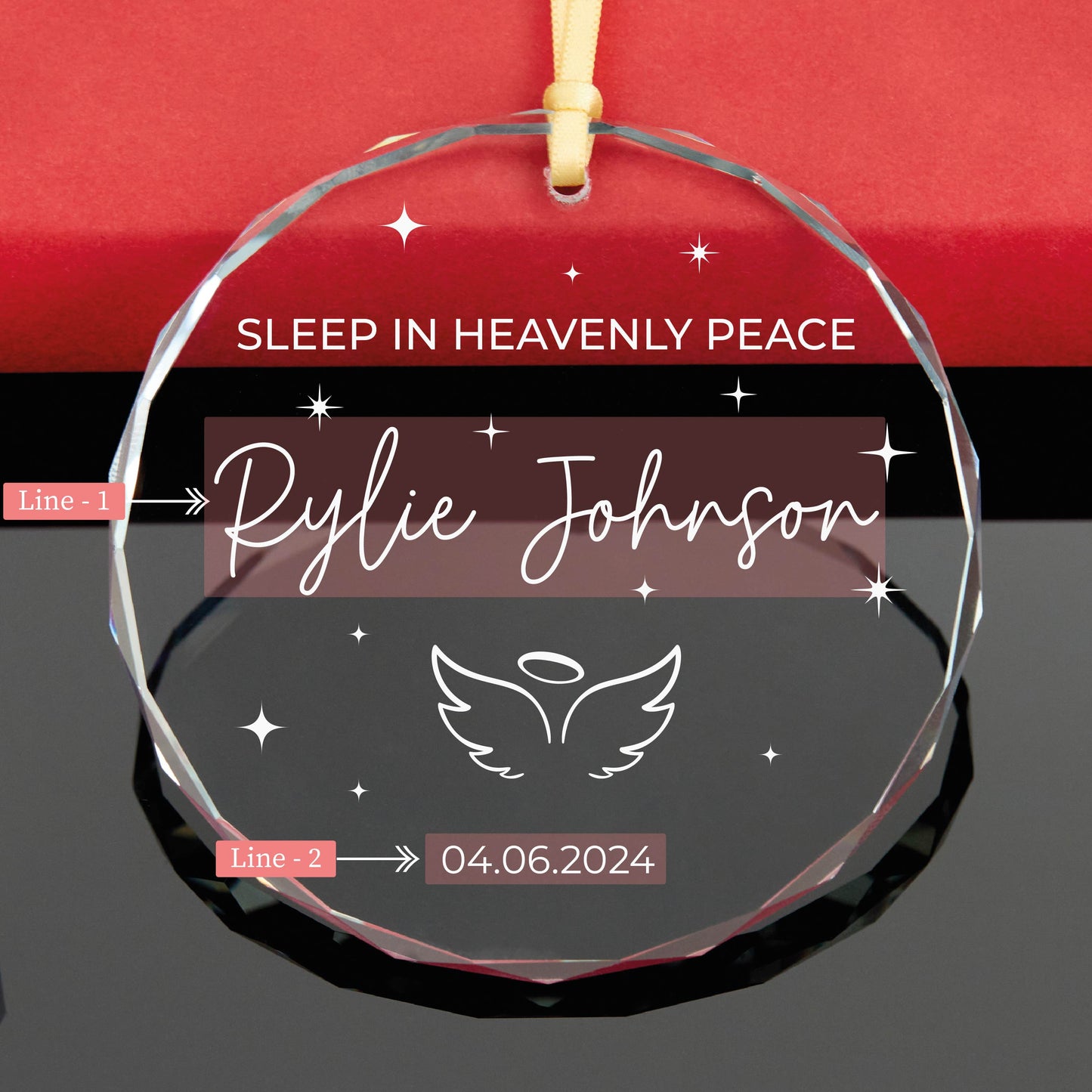 Personalized Memorial Christmas Ornament