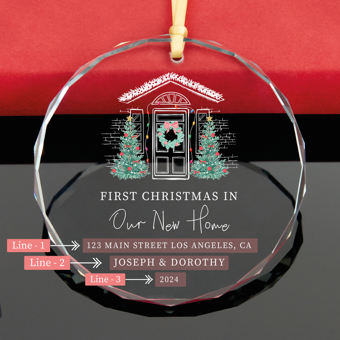 Personalized New Home Christmas Ornament