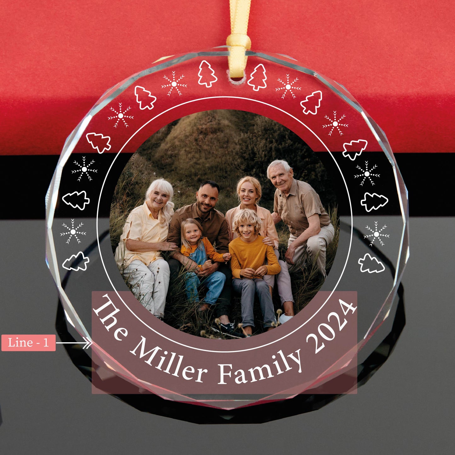 Personalized Family Christmas Ornament