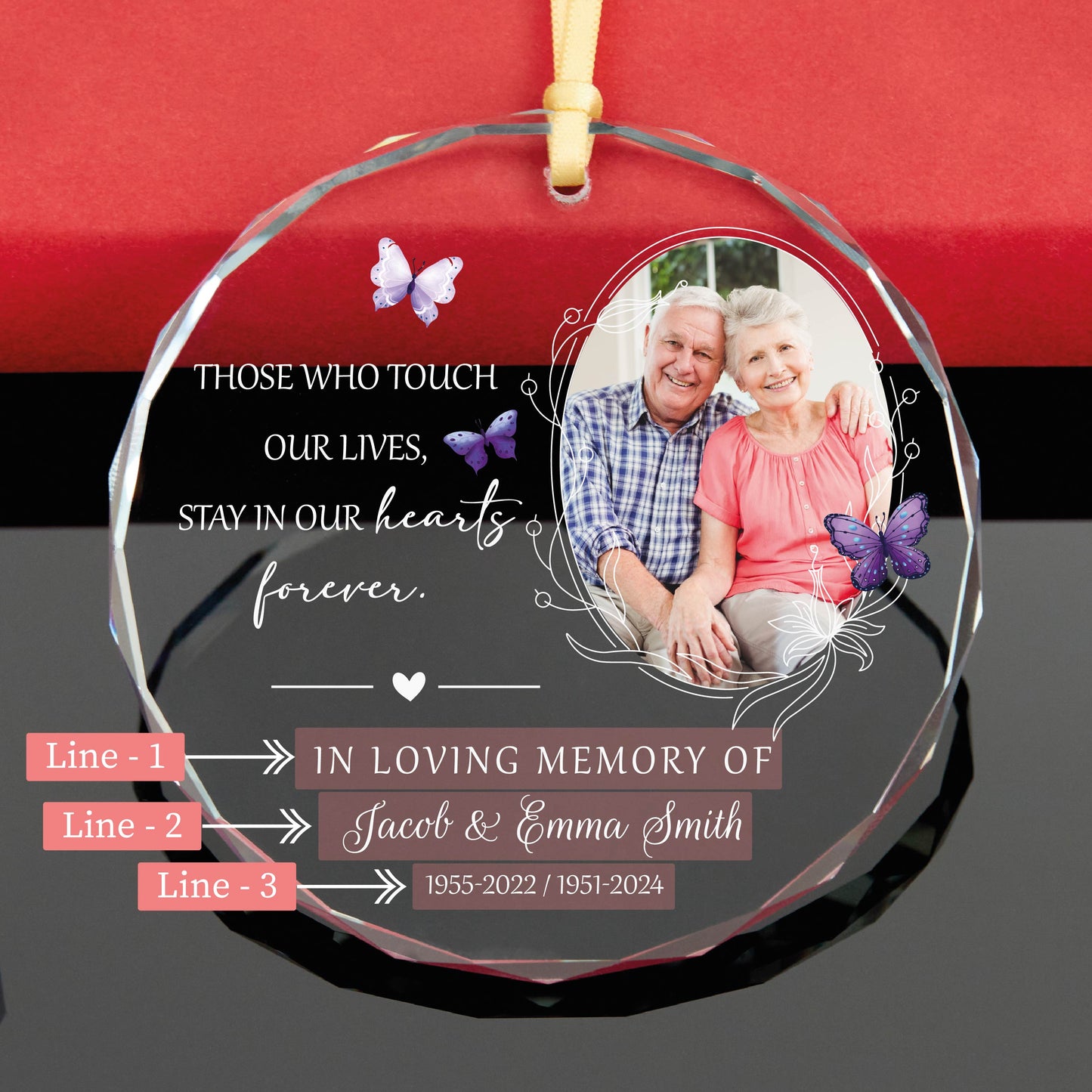 Personalized Memorial Christmas Ornament