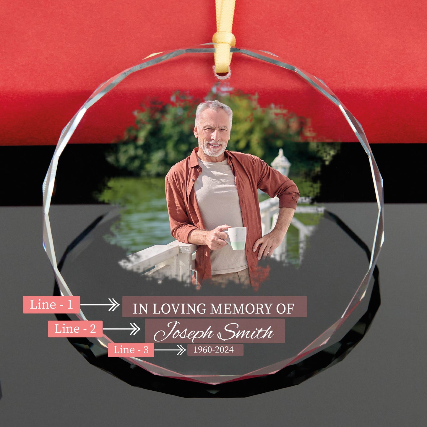 Personalized Memorial Christmas Ornament