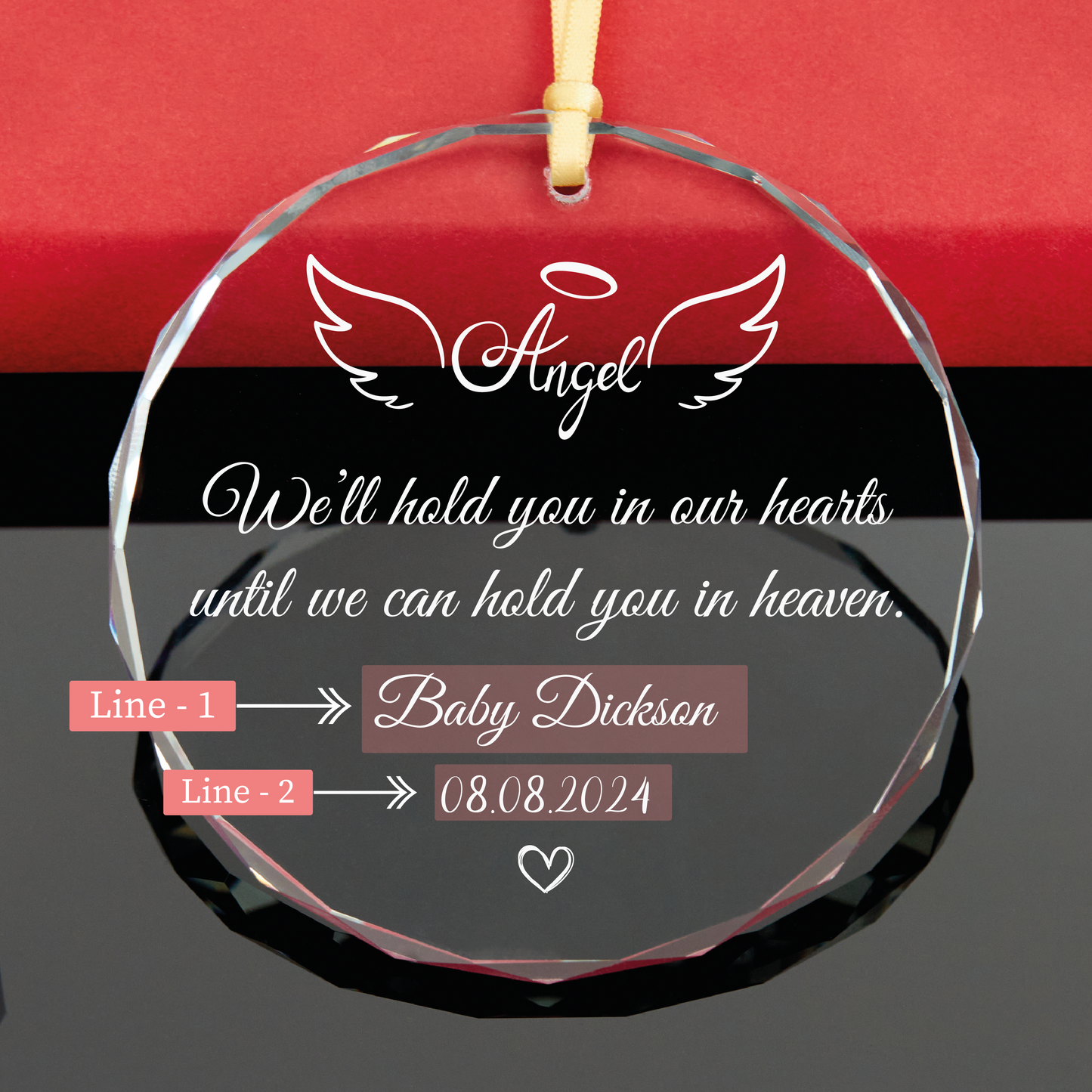 Personalized Baby Memorial Christmas Ornament