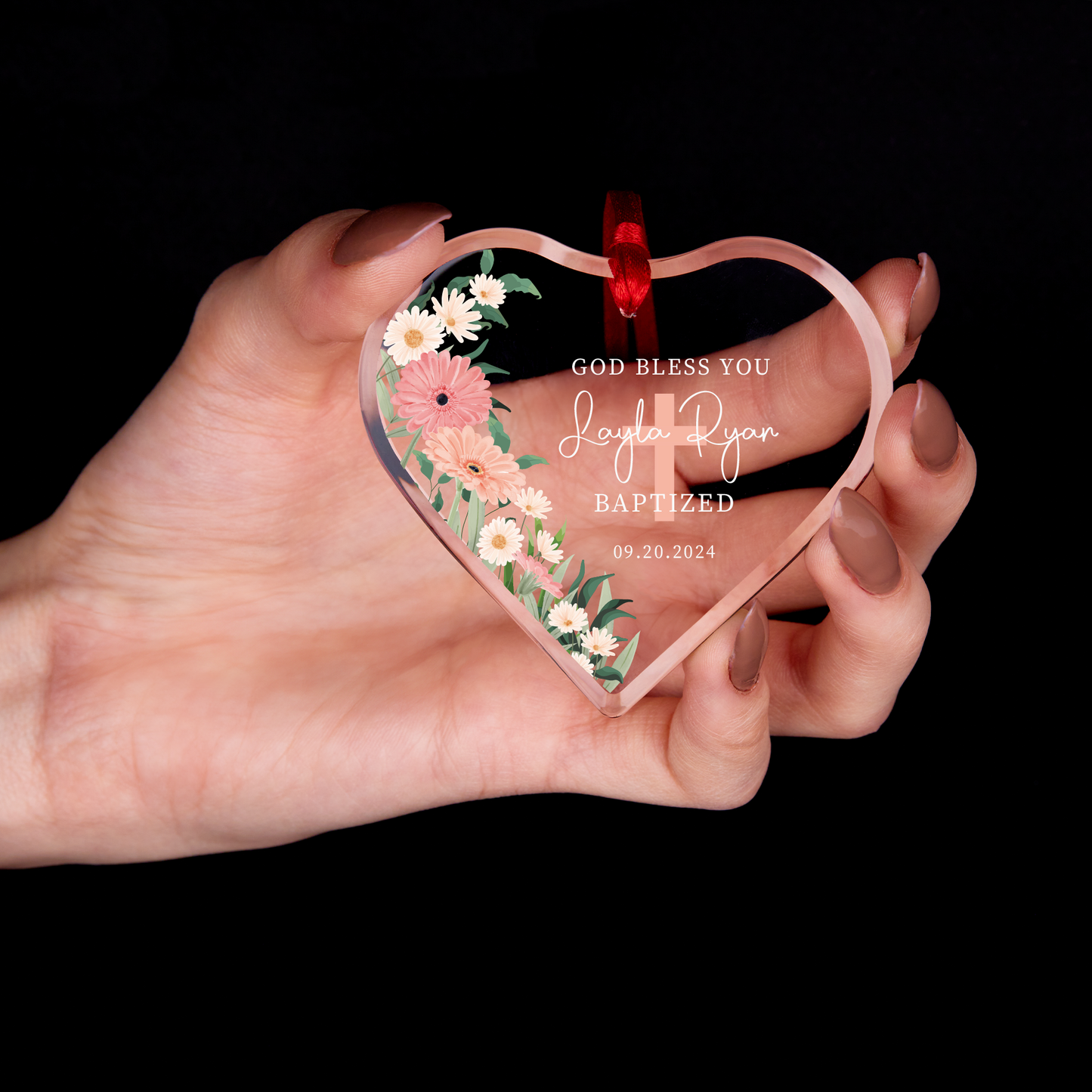Personalized Baptism Ornament