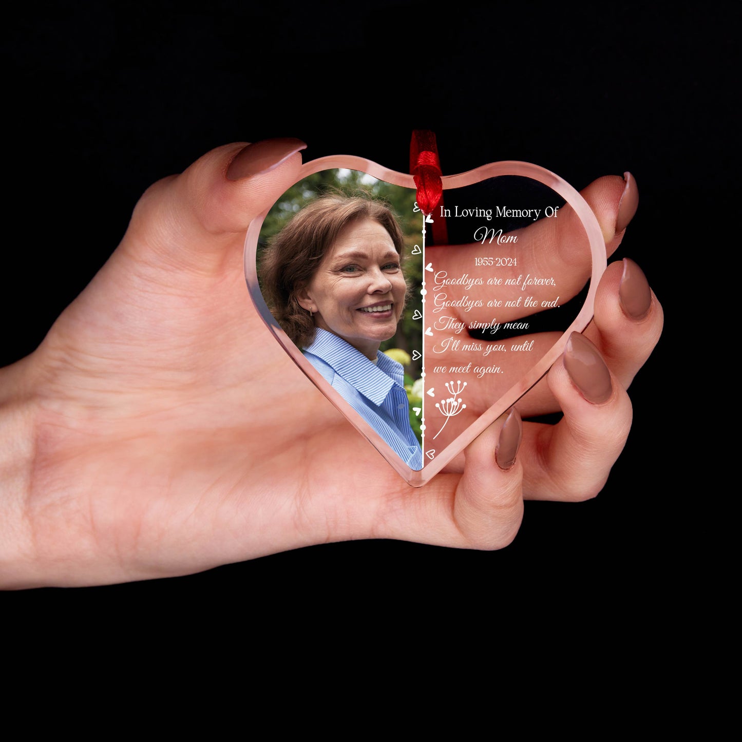 Personalized Photo Memorial Ornament