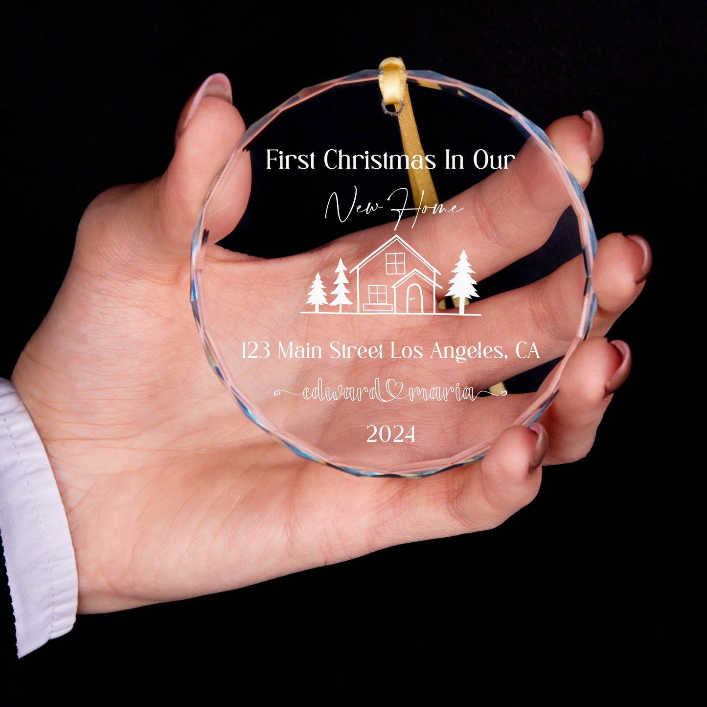 Personalized New Home Christmas Ornament
