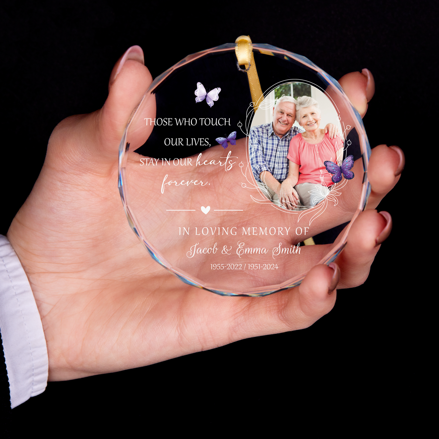 Personalized Memorial Christmas Ornament