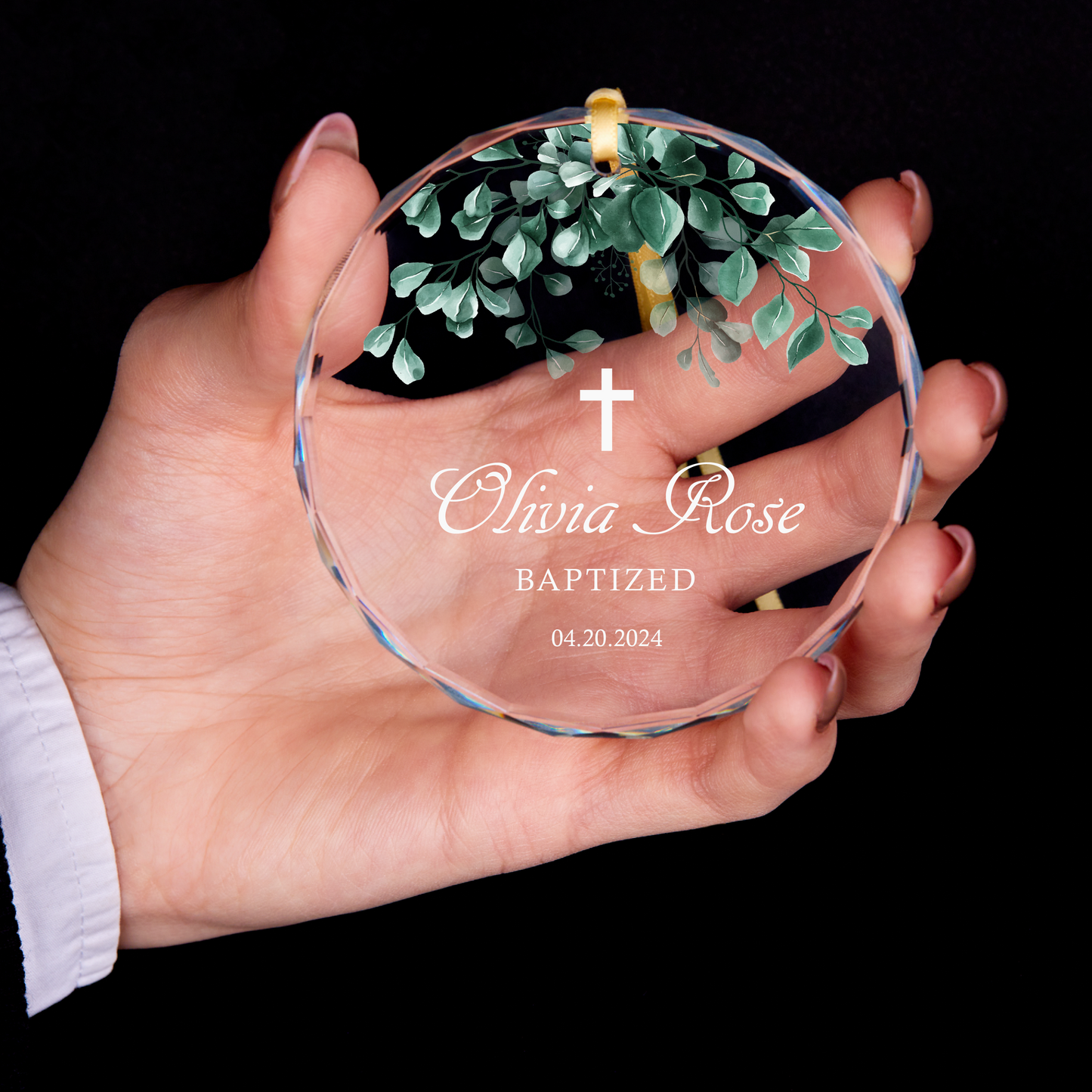 Personalized Baptism Ornament