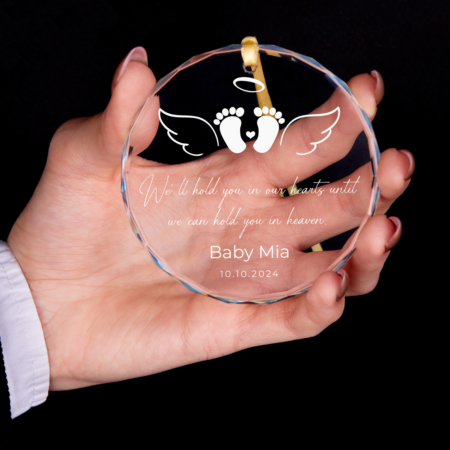 Personalized Baby Loss Christmas Ornament