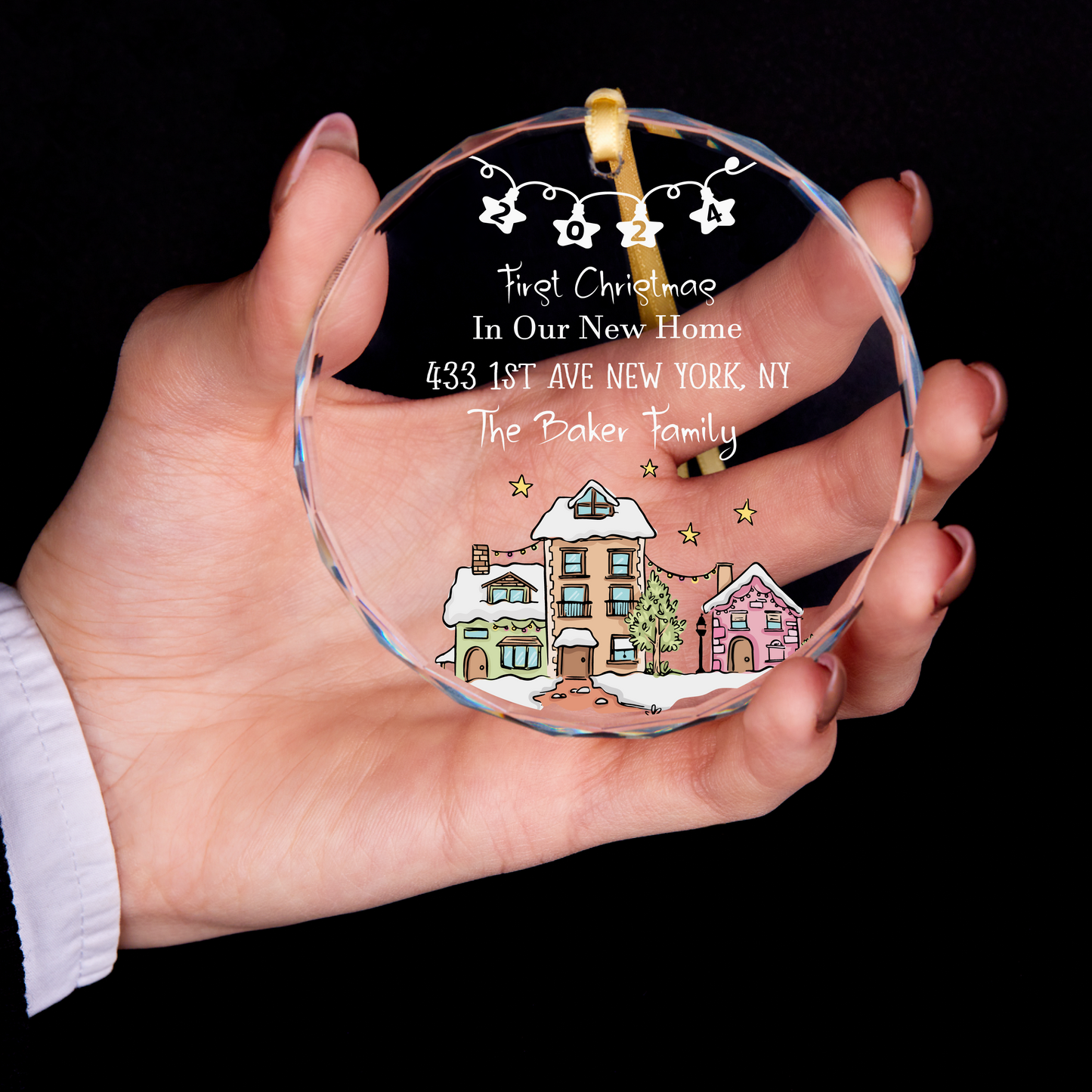Personalized First Christmas New Home Ornament