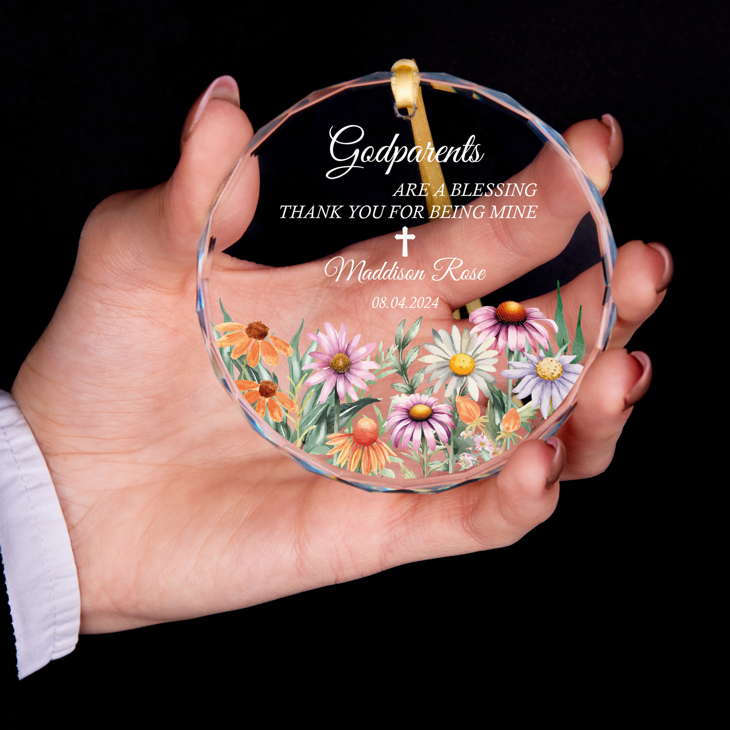 Personalized Baby Baptism Ornament