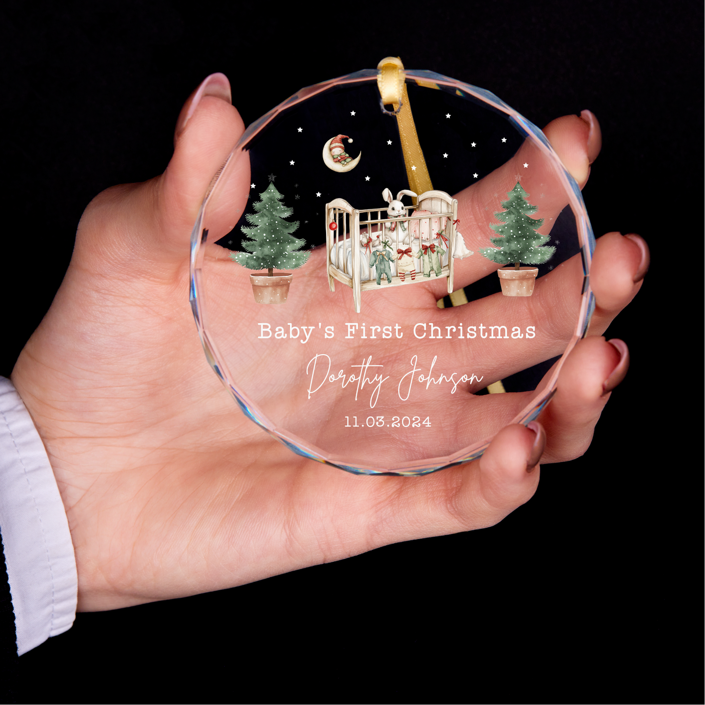 Personalized Baby First Christmas Ornament