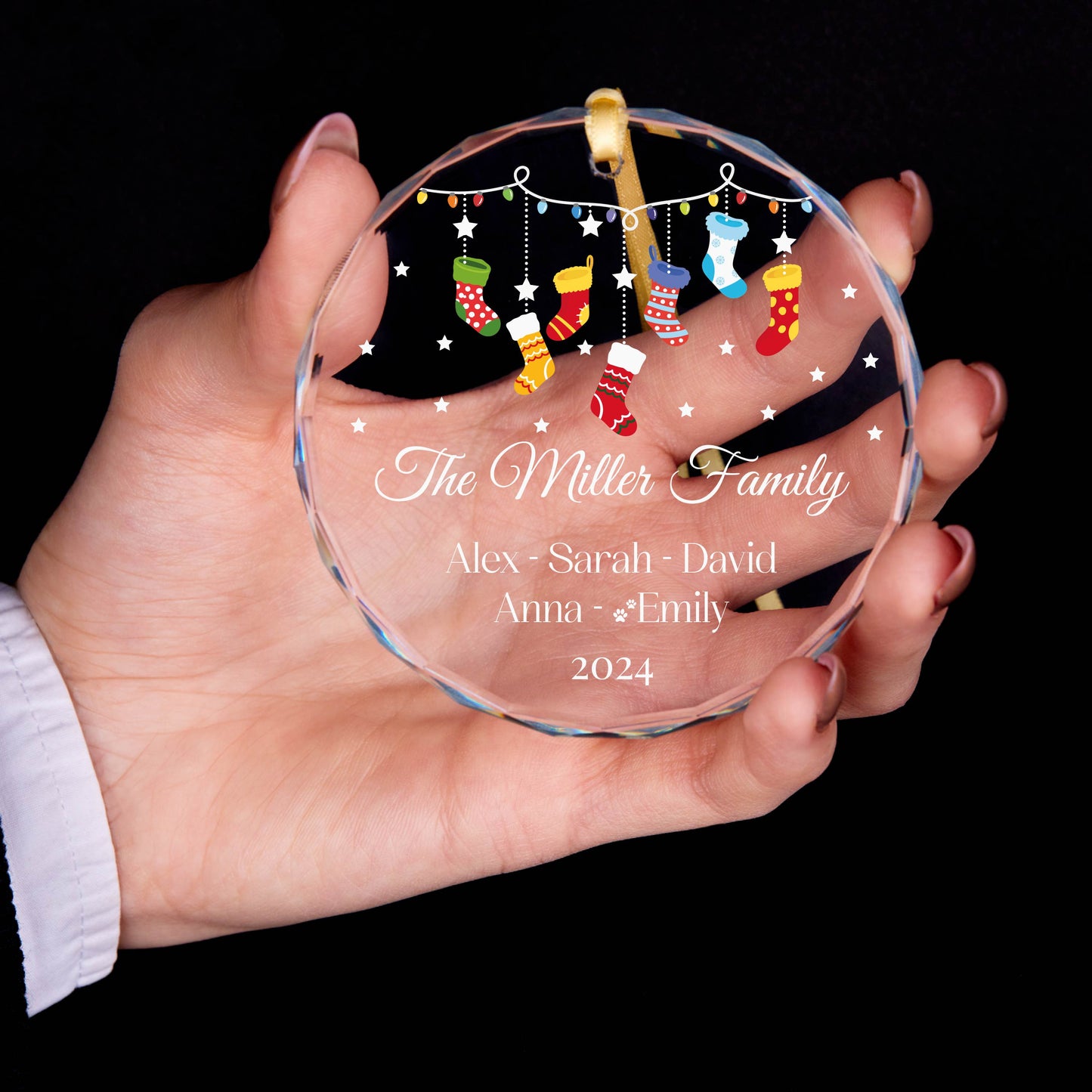 Personalized Family Christmas Ornament