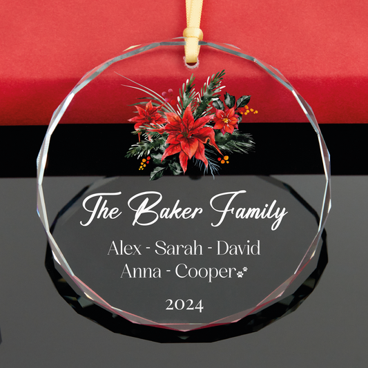 Personalized 2024 Family Christmas Christmas Ornament