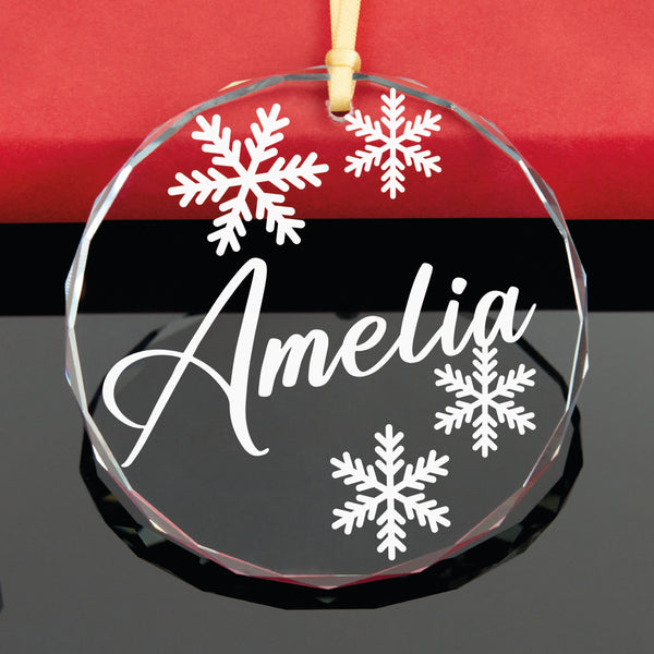 Snowflake Name Ornament
