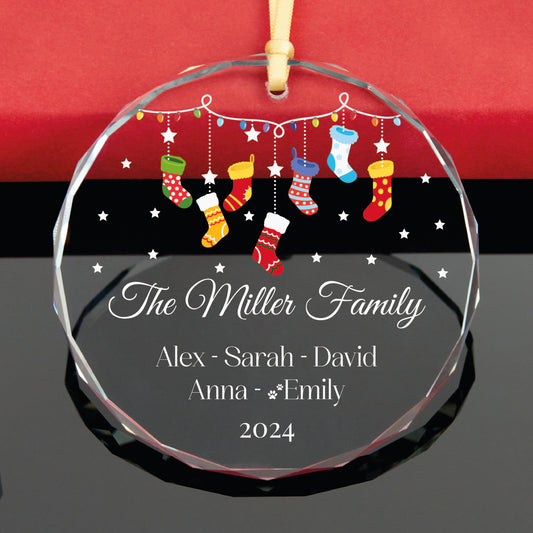 Personalized Family Christmas Ornament