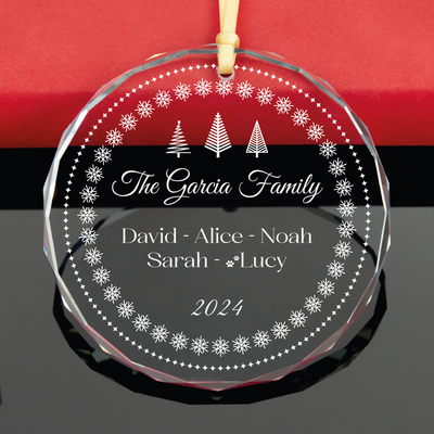 Snowfall Family Ornament